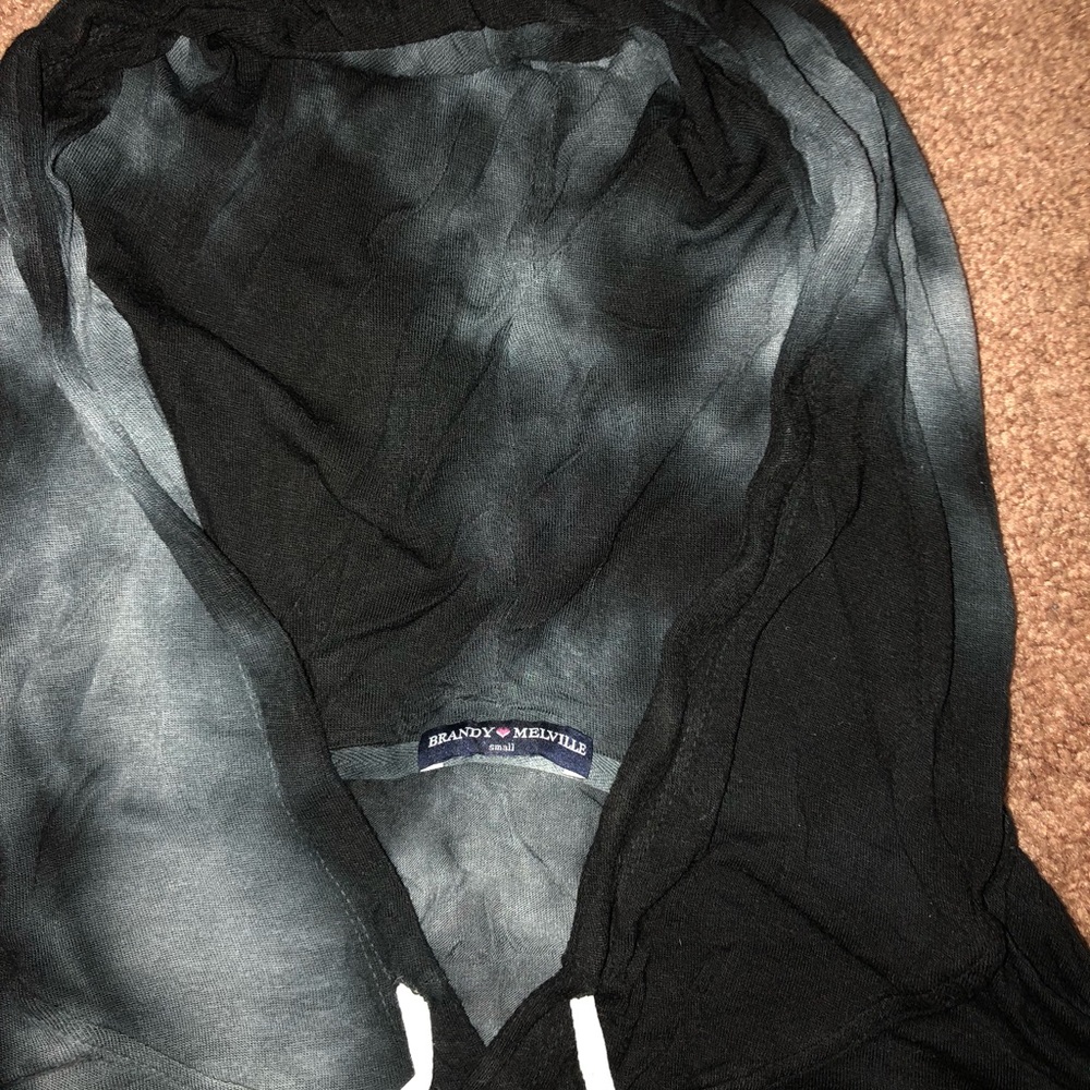 Grey and white hoodie
